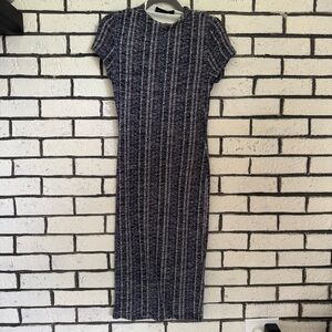 The Vintage Shop Ribbed Midi Dress
